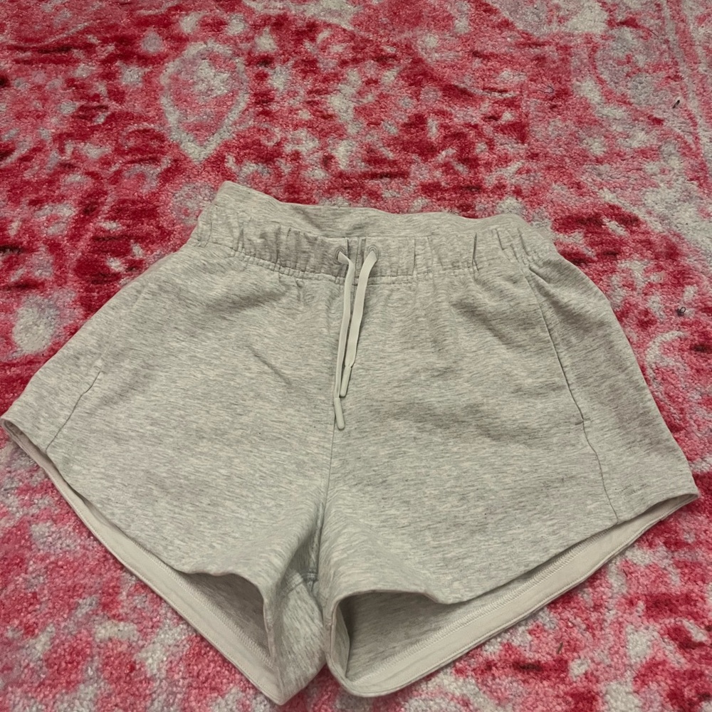 grey lululemon shorts